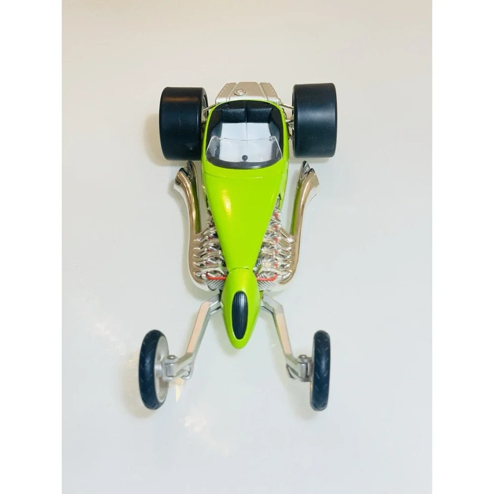 Hot Wheels Twin Mill 1:18 Diecast Model Car Lime Green Custom Hot Rod Rare